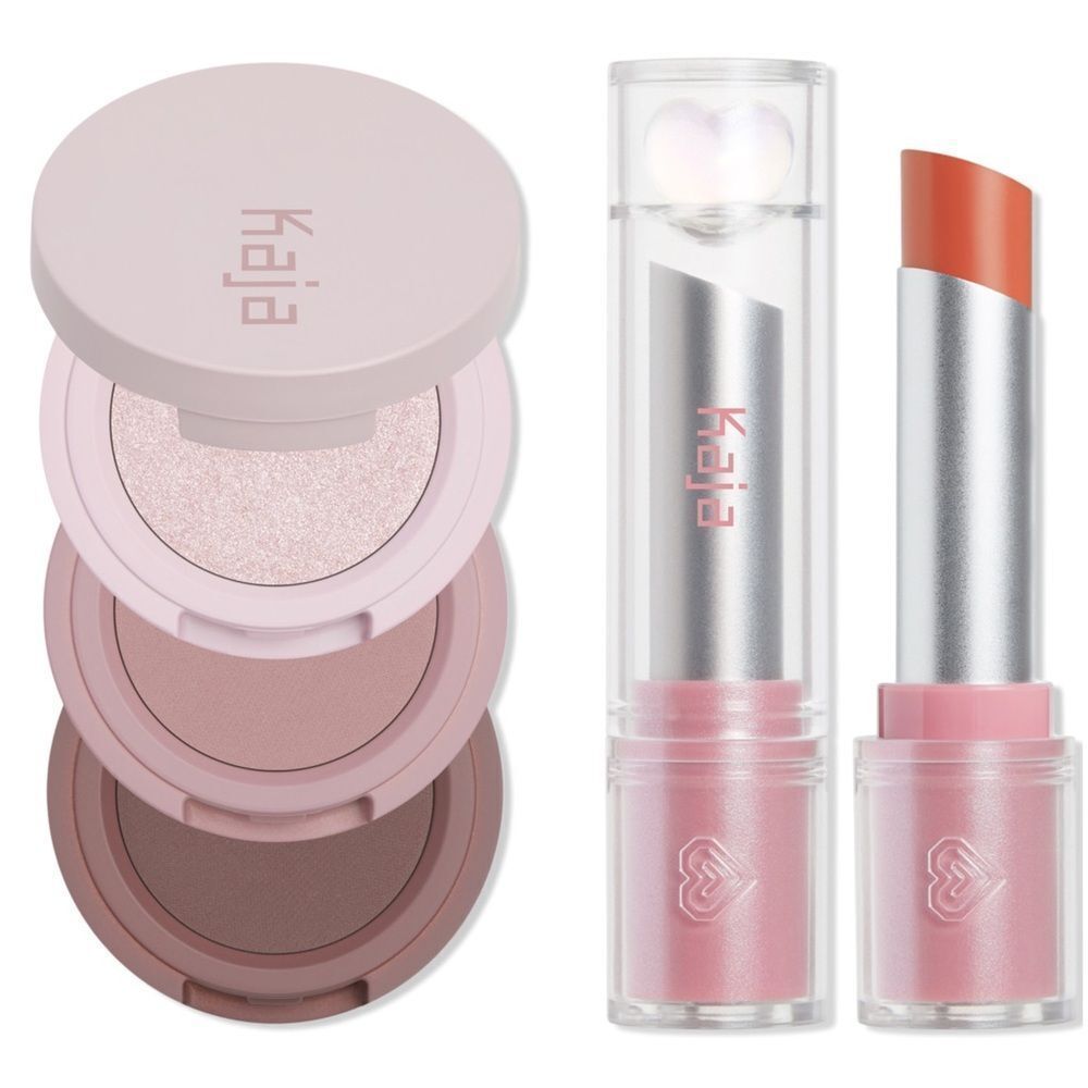 New Beauty  Stacked Eyeshadow Trio and Instant Hydrating & Plumping LipBalm set